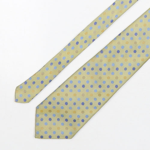 NEXT Mens Multicoloured Polka Dot Silk Pointed Tie One Size