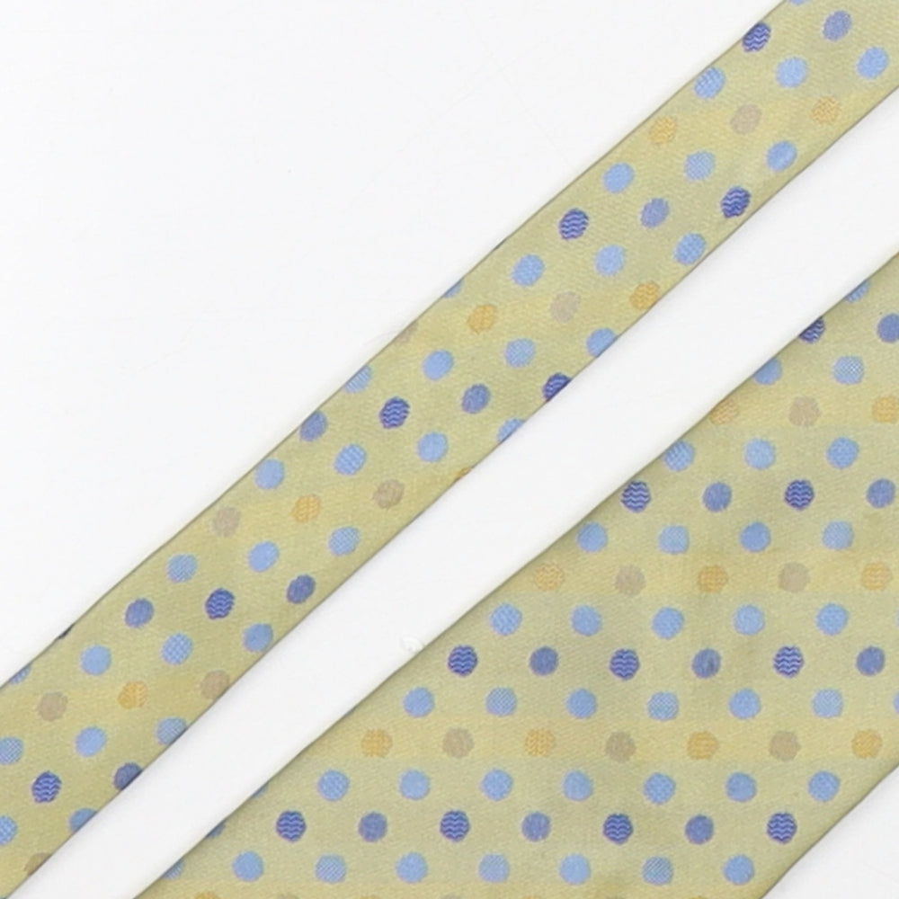 NEXT Mens Multicoloured Polka Dot Silk Pointed Tie One Size