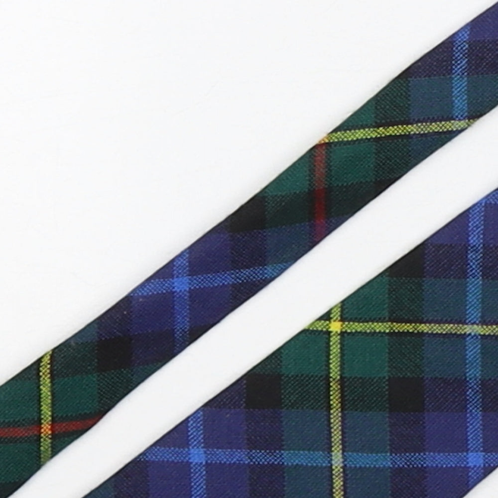 Ingles Buchan Mens Multicoloured Plaids & Checks Wool Pointed Tie One Size