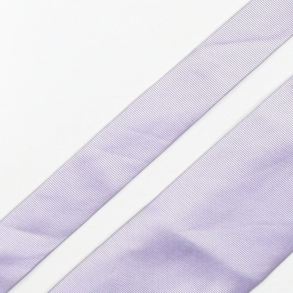Berwin & Berwin  Mens Purple  Silk Pointed Tie One Size