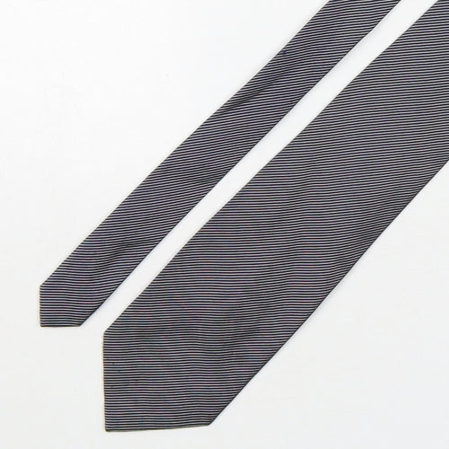 Rochas Mens Multicoloured Striped Silk Pointed Tie One Size