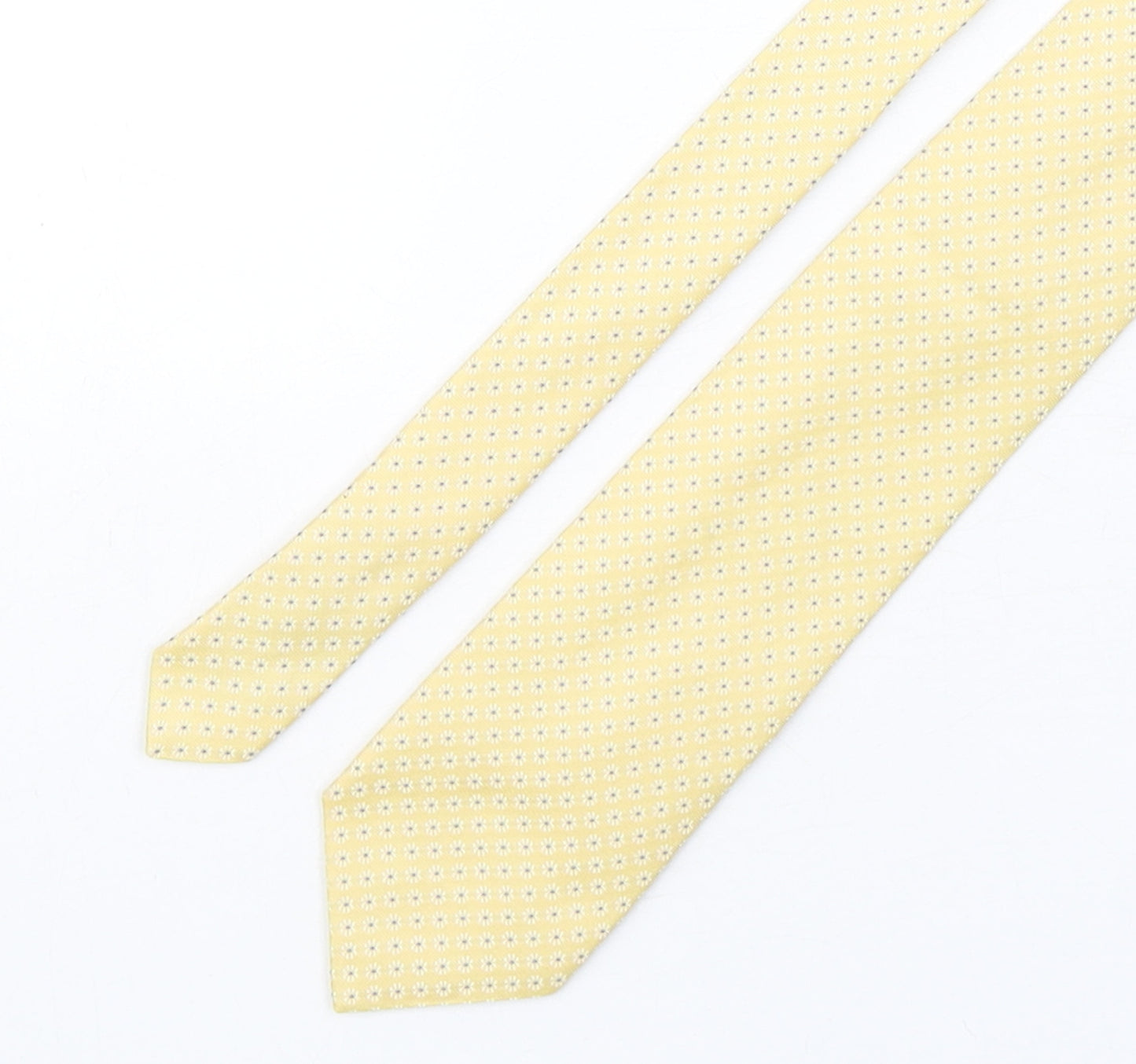 Marks and Spencer Mens Multicoloured Geometric Silk Pointed Tie One Size