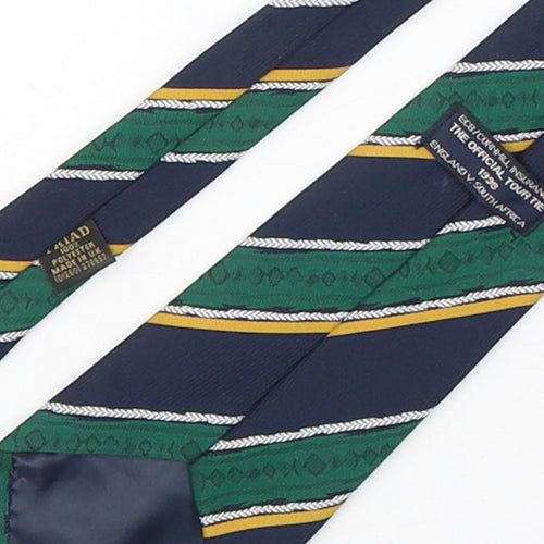 The Official Tour Tie Mens Multicoloured Striped Polyester Pointed Tie One Size - England Cricket