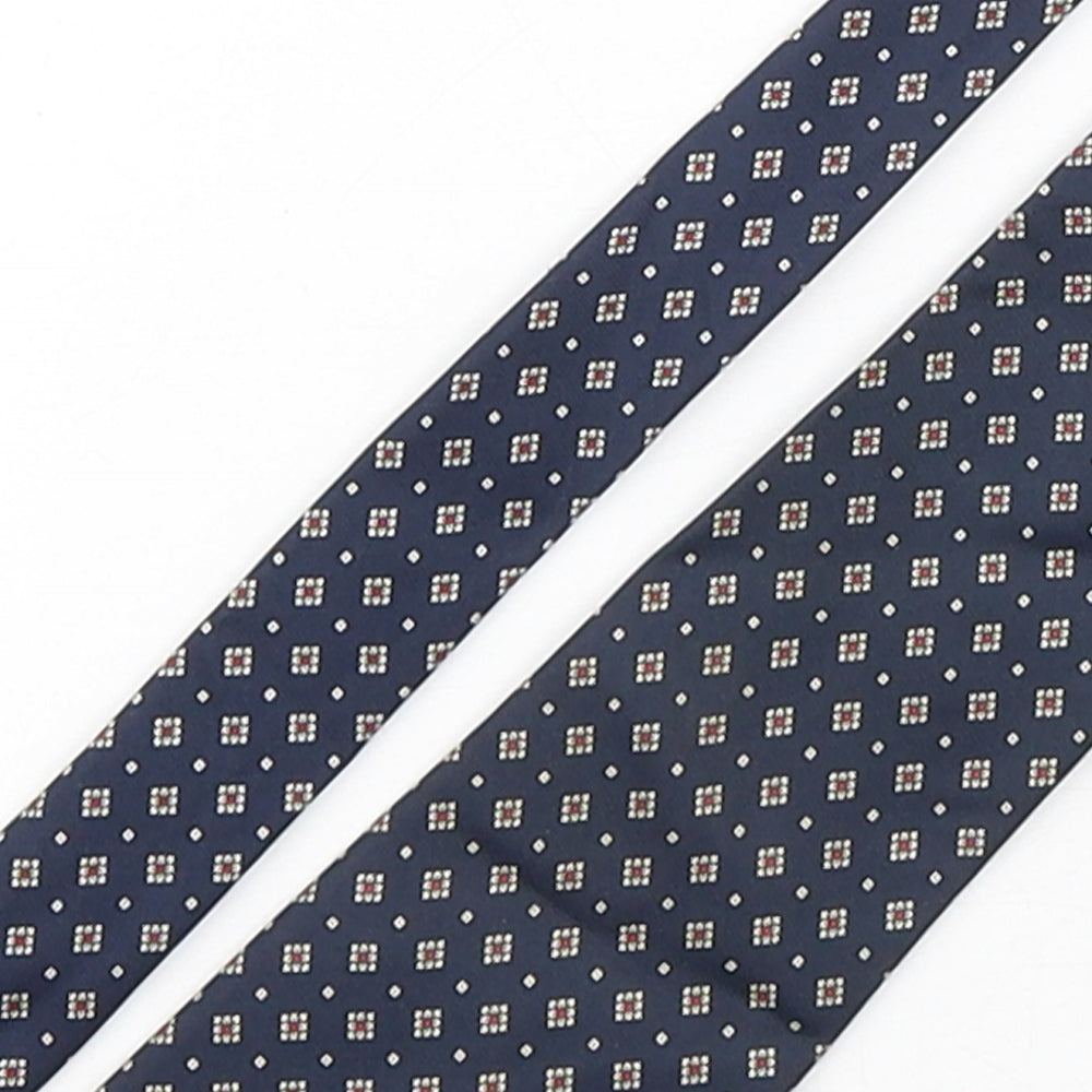 Austin Reed  Mens Multicoloured Geometric Silk Pointed Tie One Size