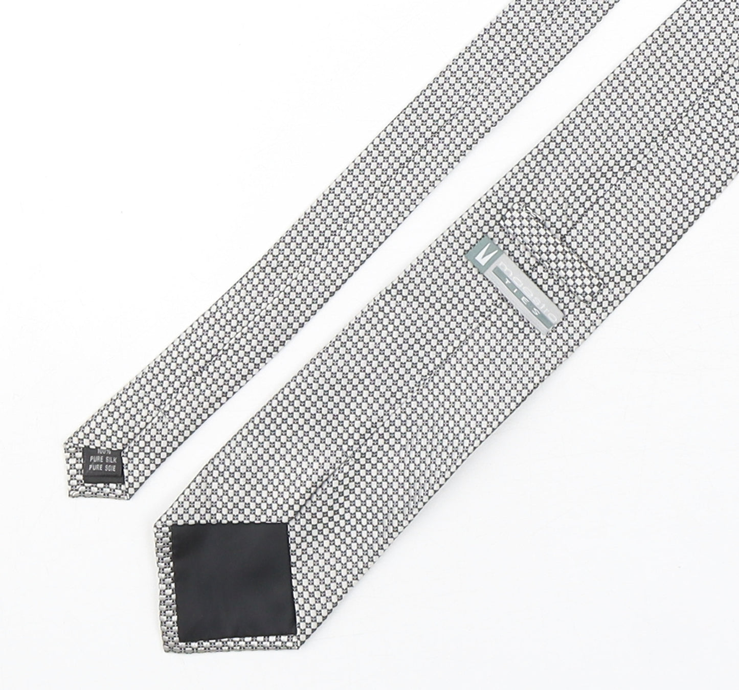 Maestro Ties  Mens Multicoloured Geometric Silk Pointed Tie One Size