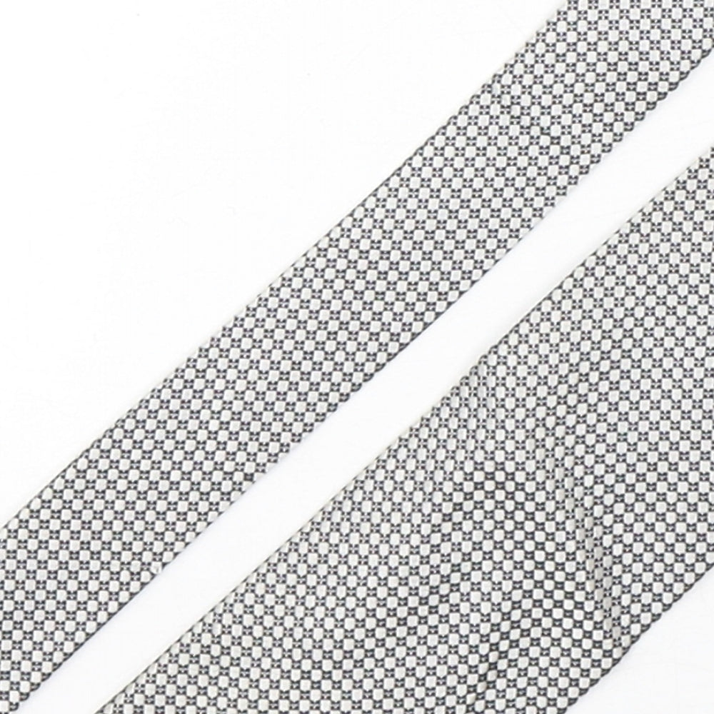 Maestro Ties  Mens Multicoloured Geometric Silk Pointed Tie One Size