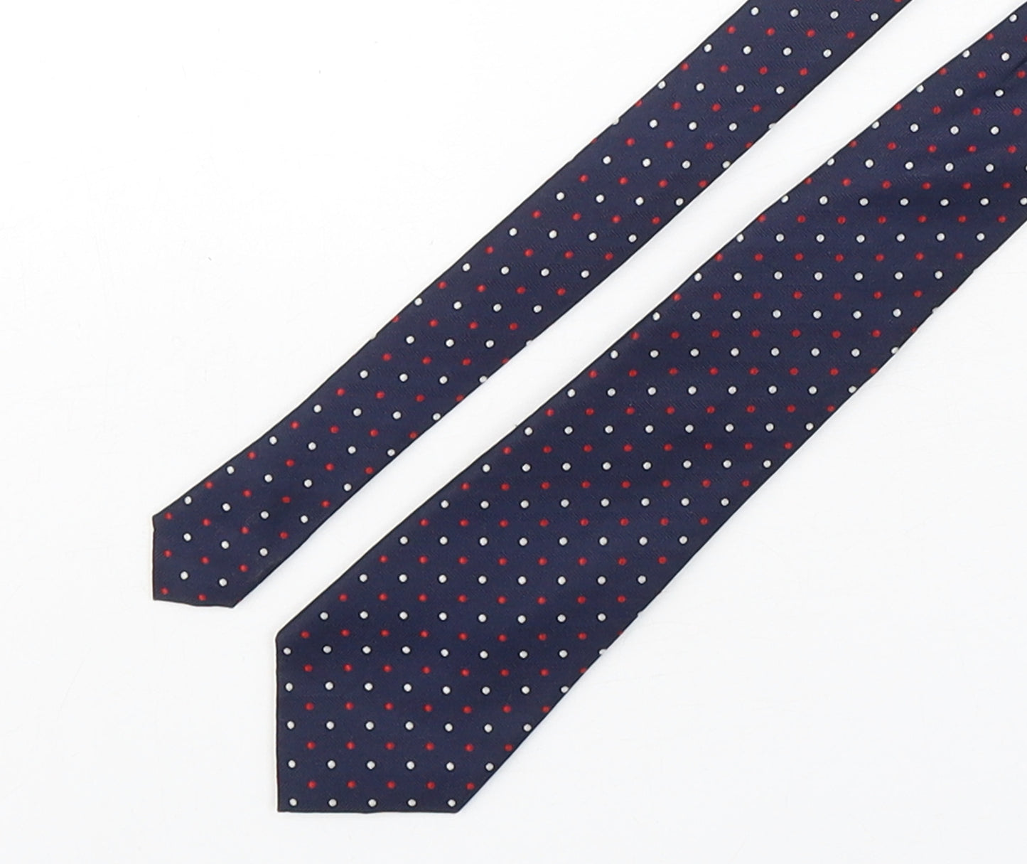 Bernard Weatherhill Mens Multicoloured Polka Dot Silk Pointed Tie One Size