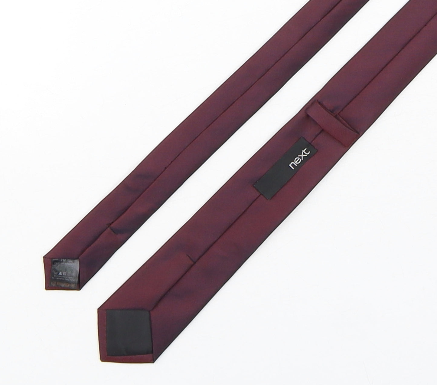 NEXT Mens Purple  Polyester Pointed Tie One Size