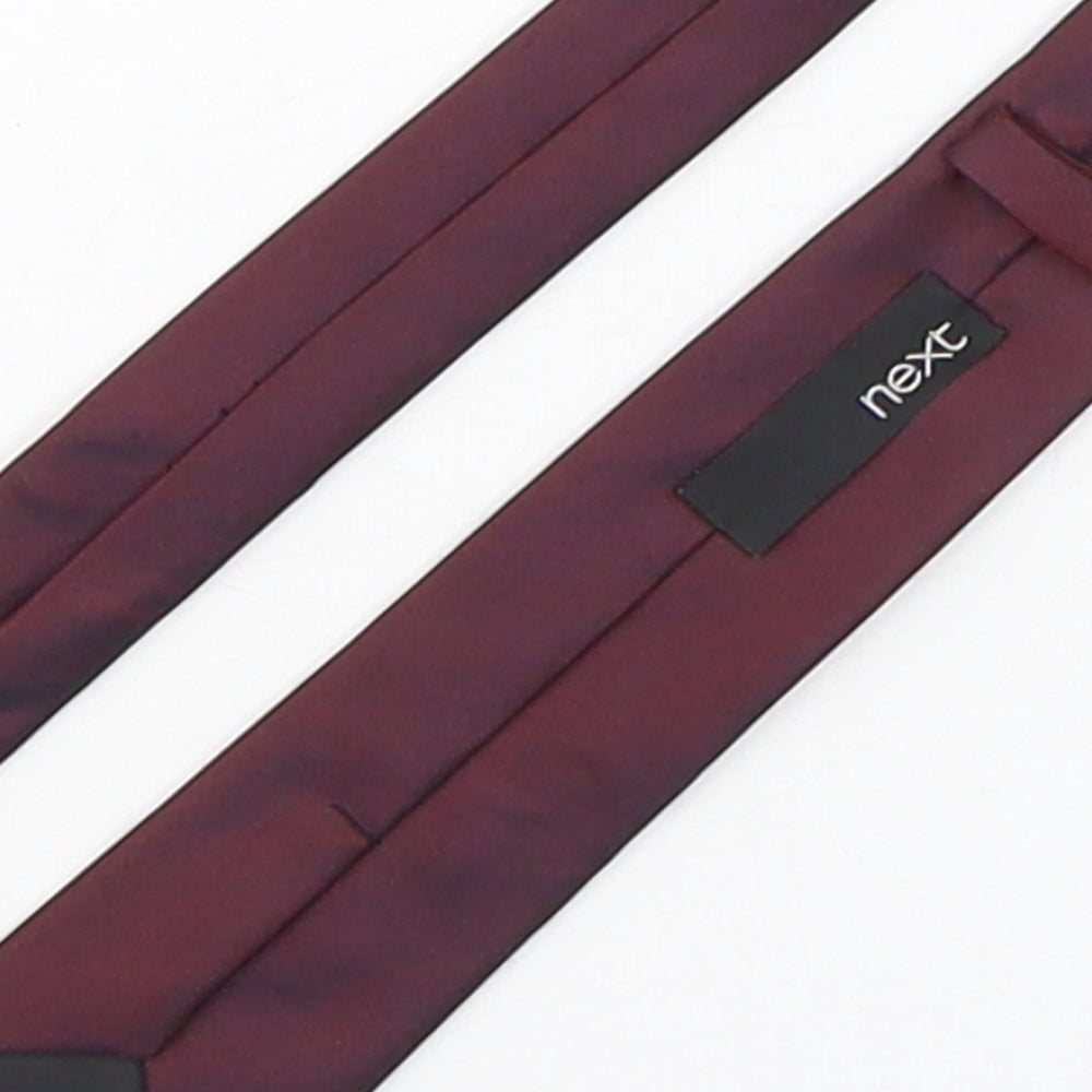 NEXT Mens Purple  Polyester Pointed Tie One Size