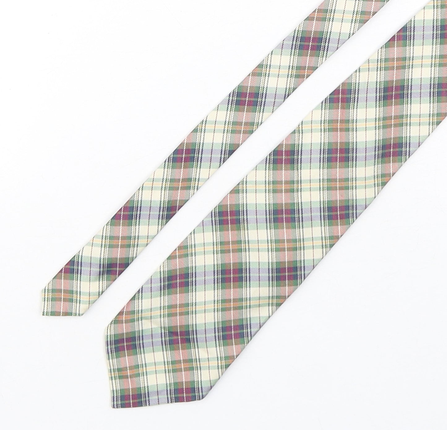 Polo Ralph Lauren Mens Multicoloured Plaids & Checks Silk Pointed Tie One Size