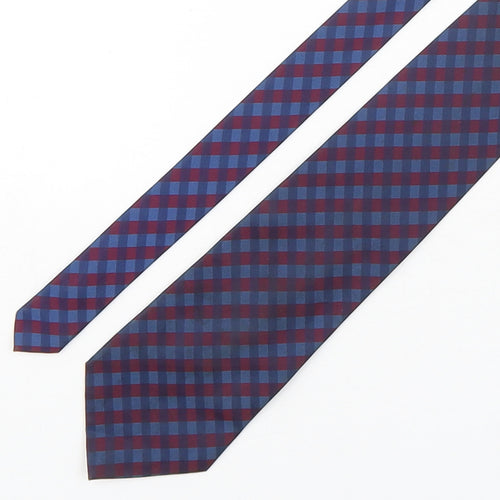 Greenwoods Mens Multicoloured Plaids & Checks Polyester Pointed Tie One Size