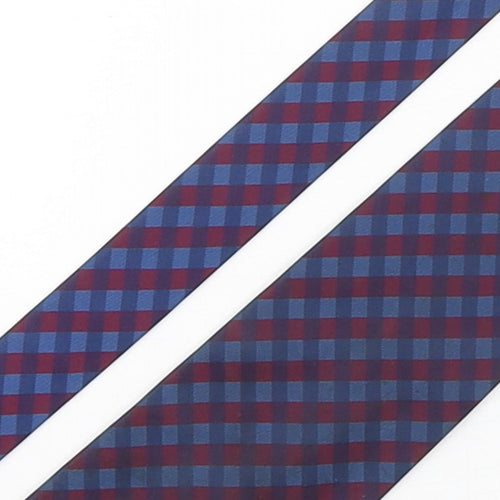 Greenwoods Mens Multicoloured Plaids & Checks Polyester Pointed Tie One Size