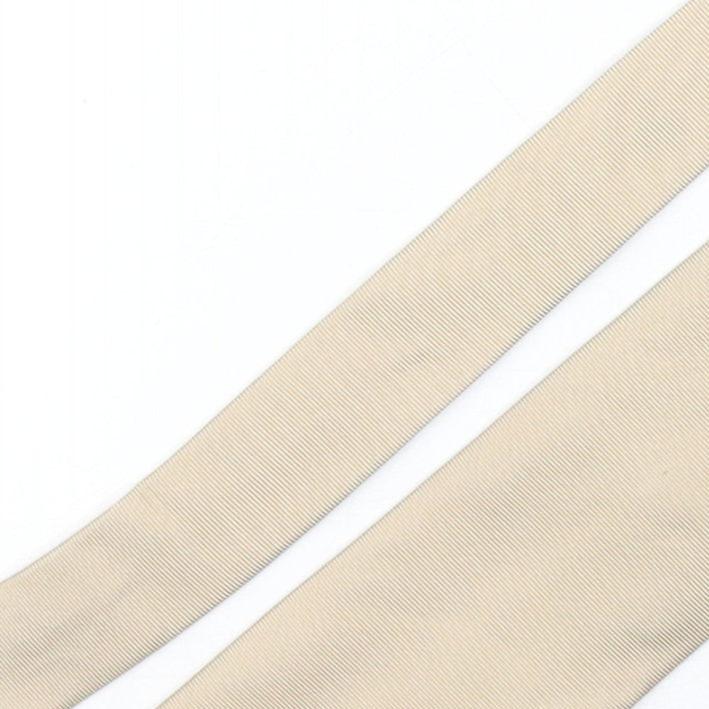 Scott & Taylor Mens Beige  Silk Pointed Tie One Size