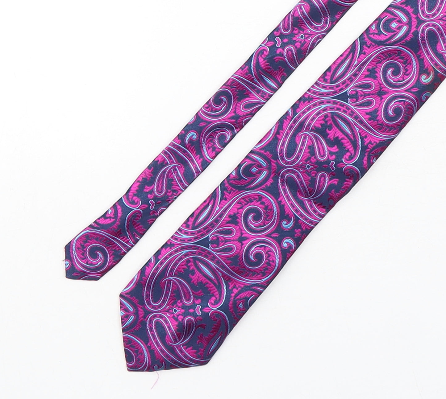 NEXT Mens Multicoloured Paisley Silk Pointed Tie One Size