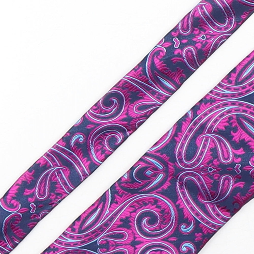 NEXT Mens Multicoloured Paisley Silk Pointed Tie One Size