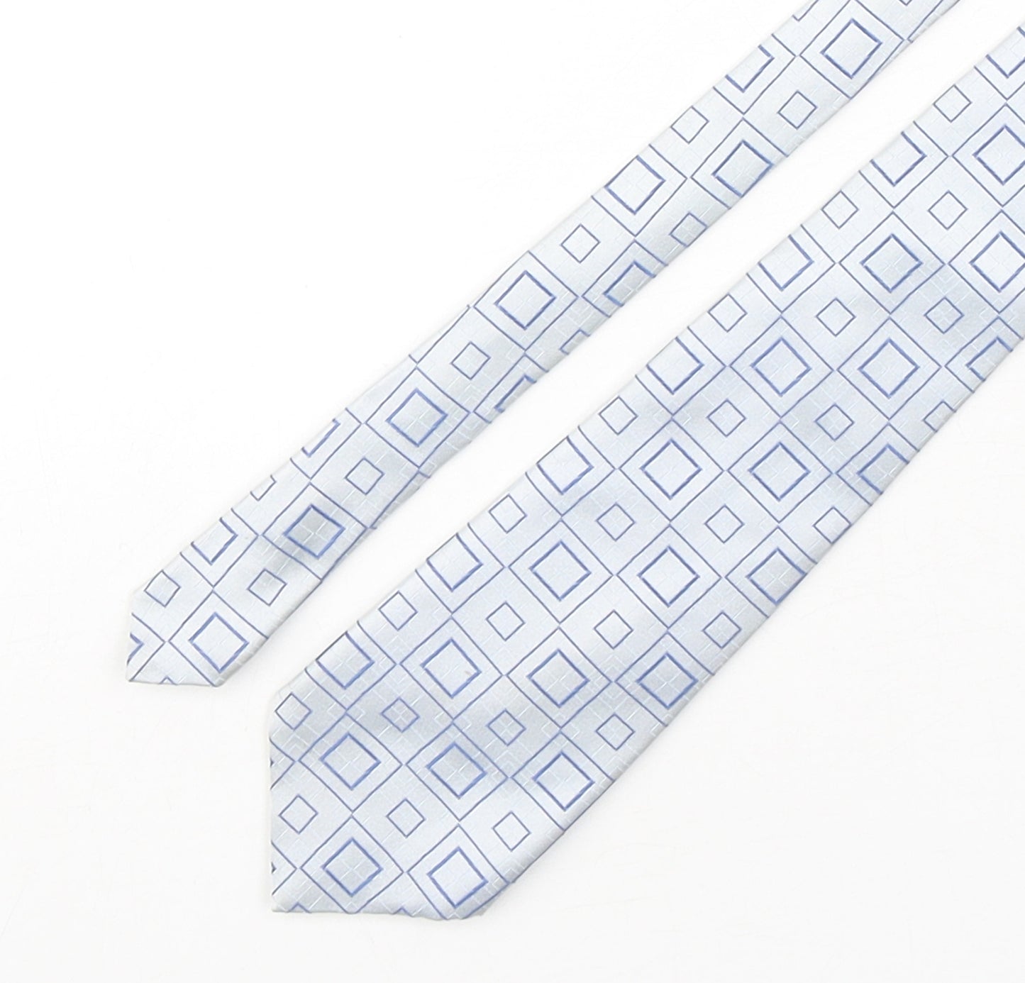 Jeff Banks  Mens Multicoloured Geometric Silk Pointed Tie One Size