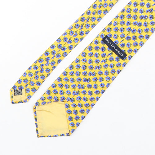Savoy Taylors Guild Mens Multicoloured Floral Silk Pointed Tie One Size