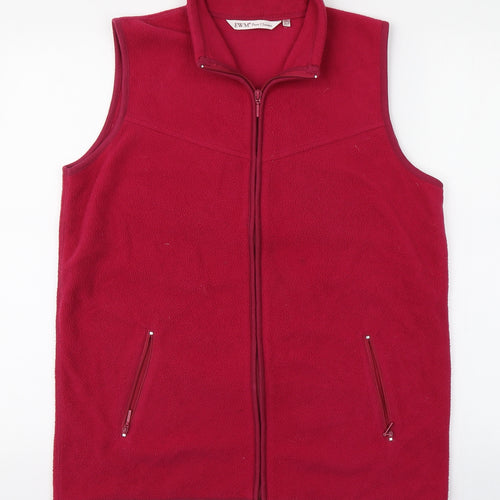 EWM Pure Classics Womens Pink   Gilet Coat Size 16  Zip