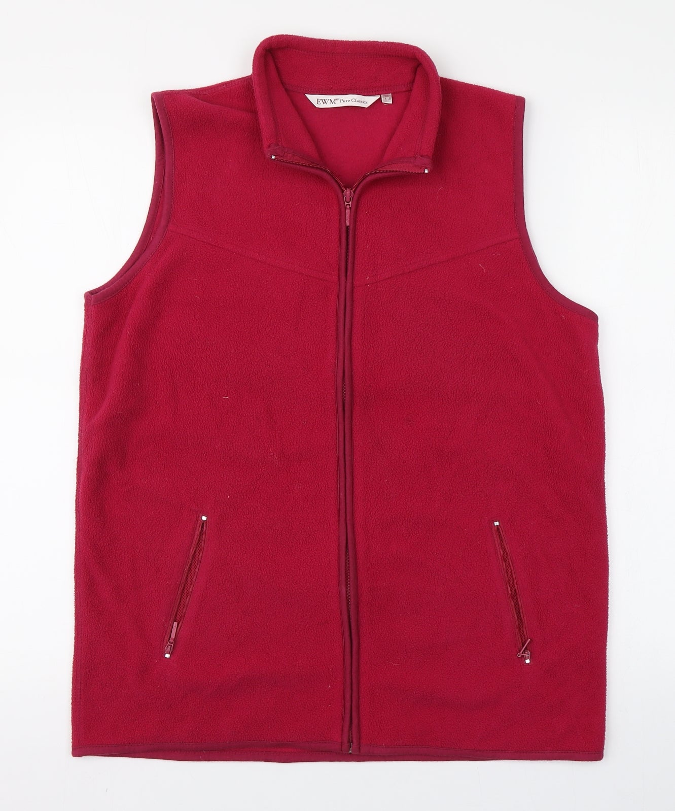 EWM Pure Classics Womens Pink   Gilet Coat Size 16  Zip