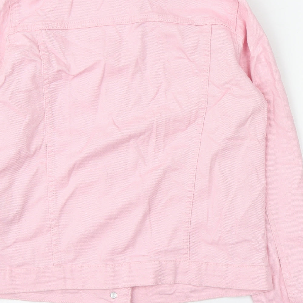 Lily & Dan Girls Pink   Jacket  Size 11-12 Years  Button