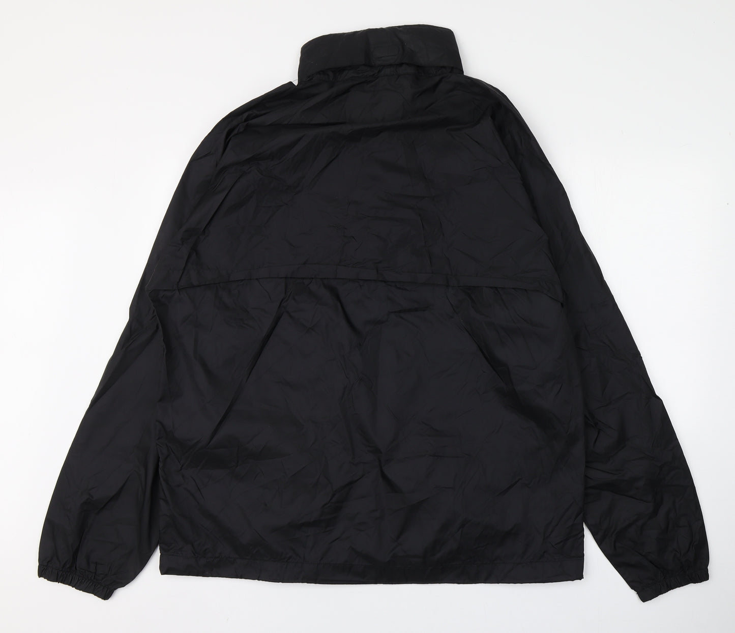 Champion Mens Black   Rain Coat Coat Size L  Zip