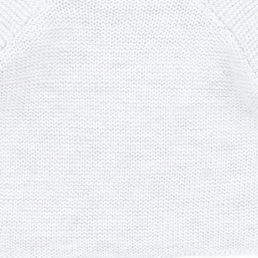 Matalan Baby Grey  100% Cotton Pullover Jumper Size 0-3 Months  Pullover - Star