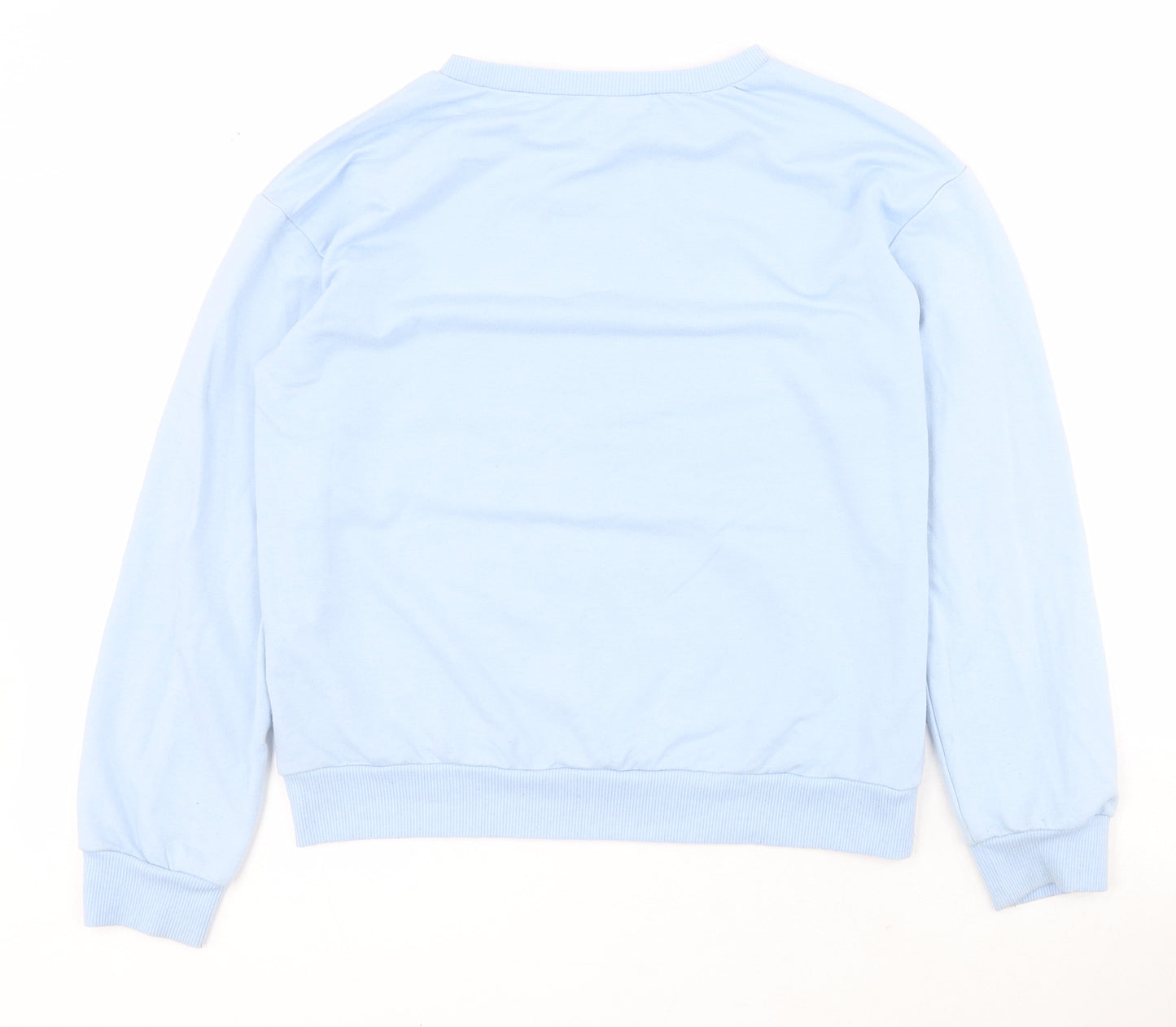 SheIn Girls Blue  Polyester Pullover Sweatshirt Size 10 Years  Pullover - Hearts