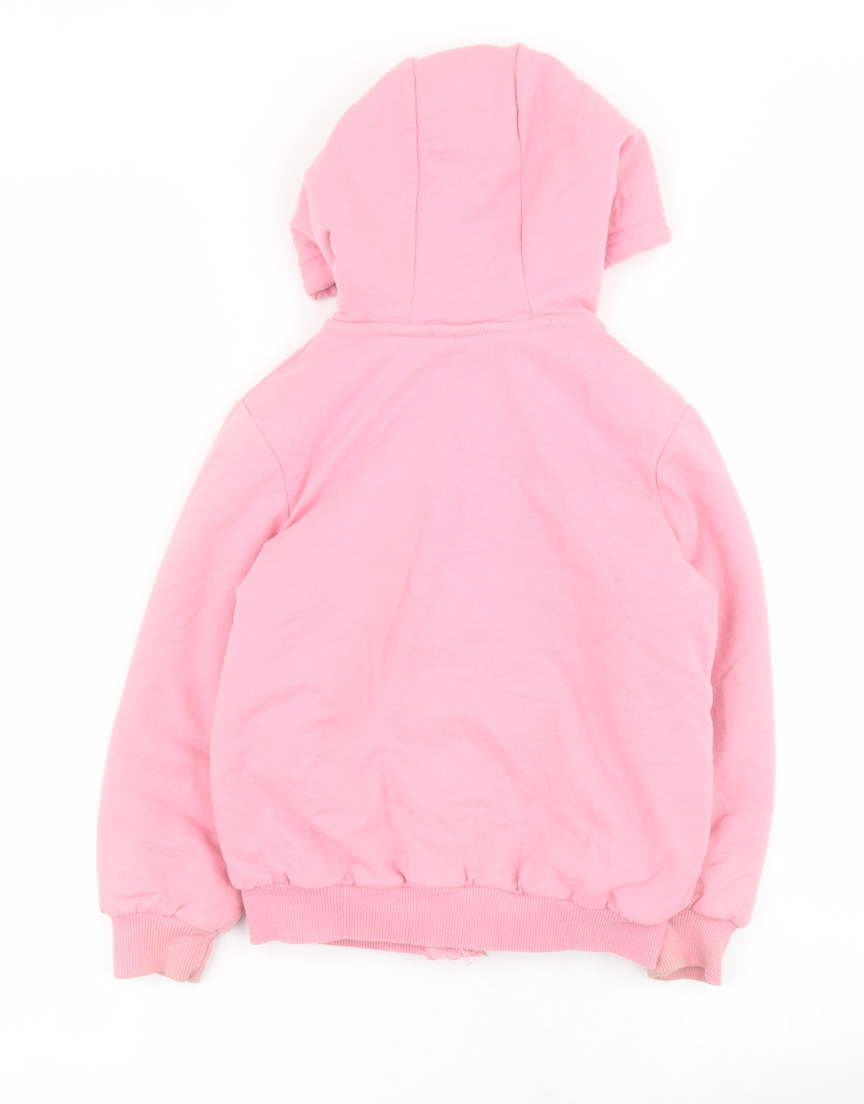 Lupilu Girls Pink  Cotton Full Zip Hoodie Size 4-5 Years  Zip - Star