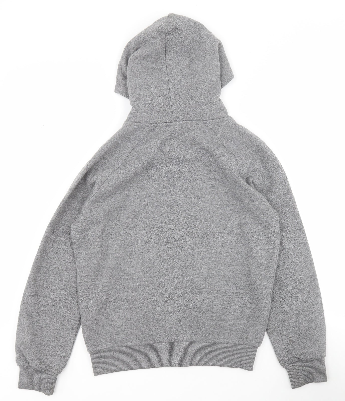 Hype Boys Grey  Cotton Full Zip Hoodie Size 11-12 Years  Zip