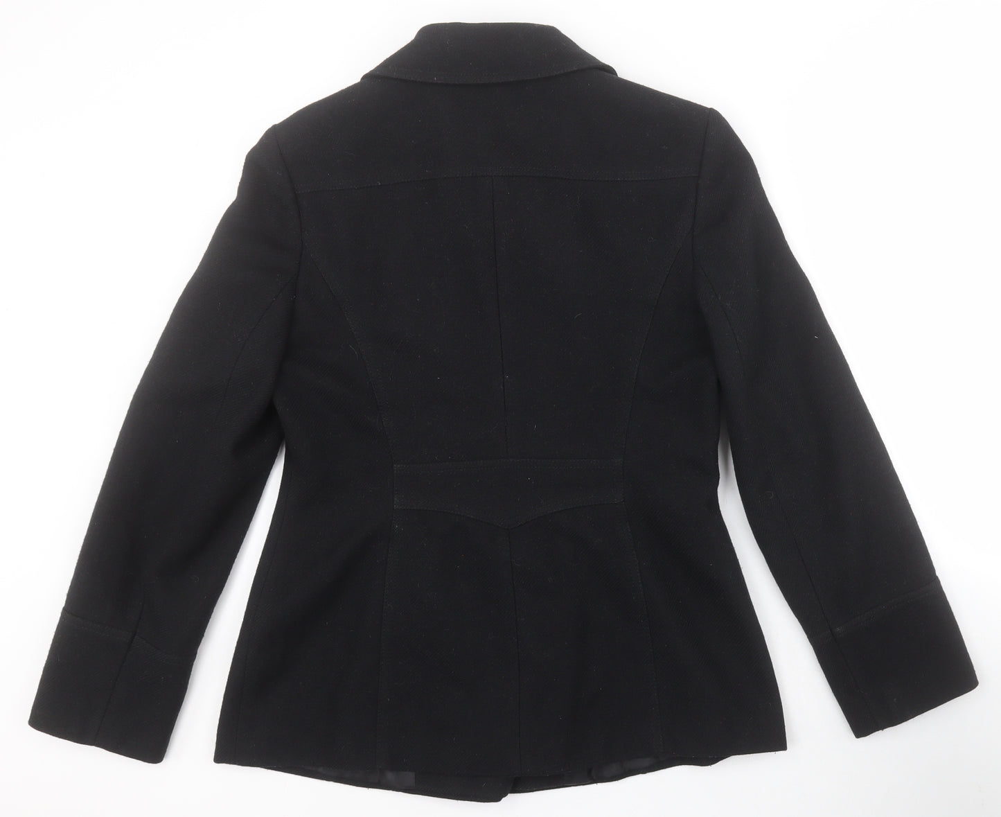 George Womens Black   Pea Coat Coat Size 12  Button