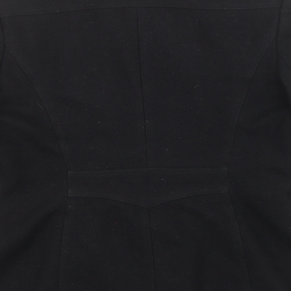 George Womens Black   Pea Coat Coat Size 12  Button
