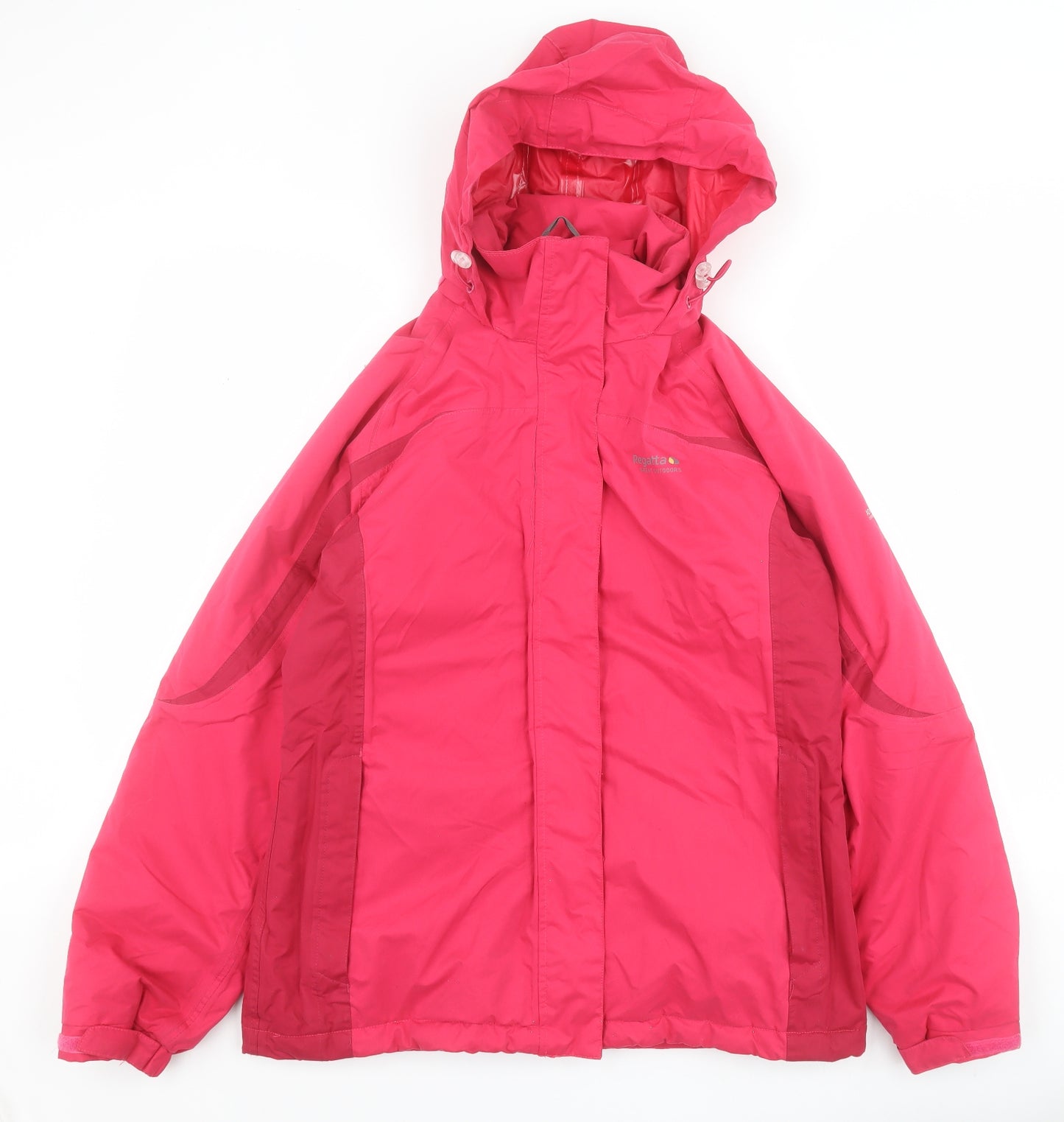 Regatta Womens Pink   Rain Coat Coat Size 12  Zip