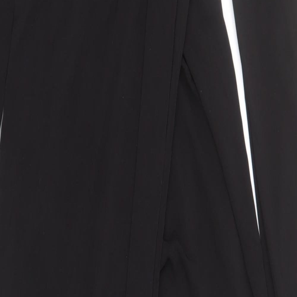 French Connection Womens Black  Polyester Bodycon  Size 12  V-Neck Pullover