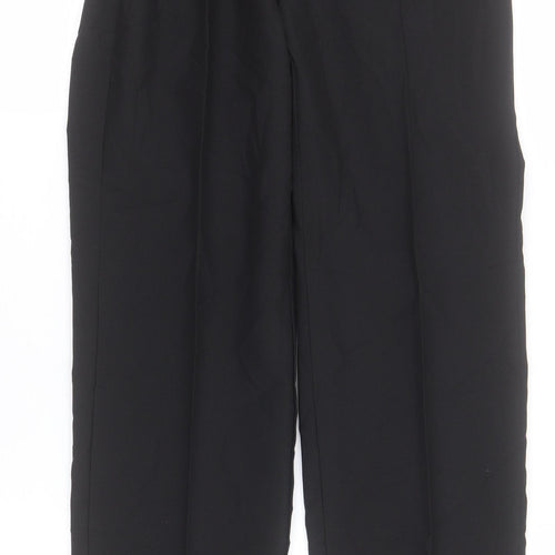 Shiny Penny Womens Black  Polyester Dress Pants Trousers Size 14 L26 in Regular Zip