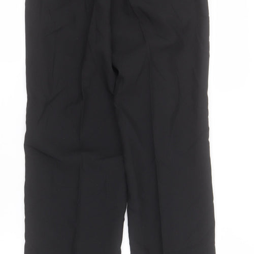 Shiny Penny Womens Black  Polyester Dress Pants Trousers Size 14 L26 in Regular Zip