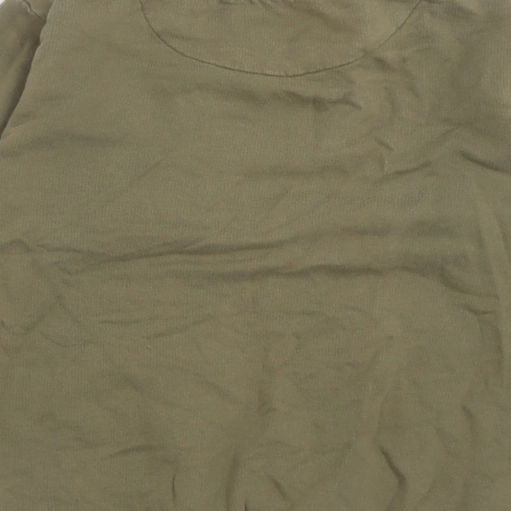 TU Boys Green  Cotton Pullover Sweatshirt Size 9 Years  Pullover