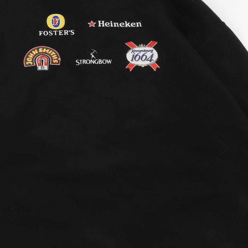 Fruit of the Loom Mens Black   Jacket  Size L  Zip