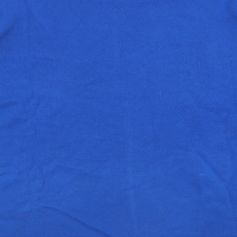 Primark Womens Blue Crew Neck  Acrylic Pullover Jumper Size XL