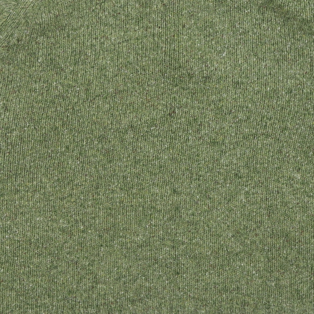 James pringle Mens Green High Neck  Acrylic Pullover Jumper Size M