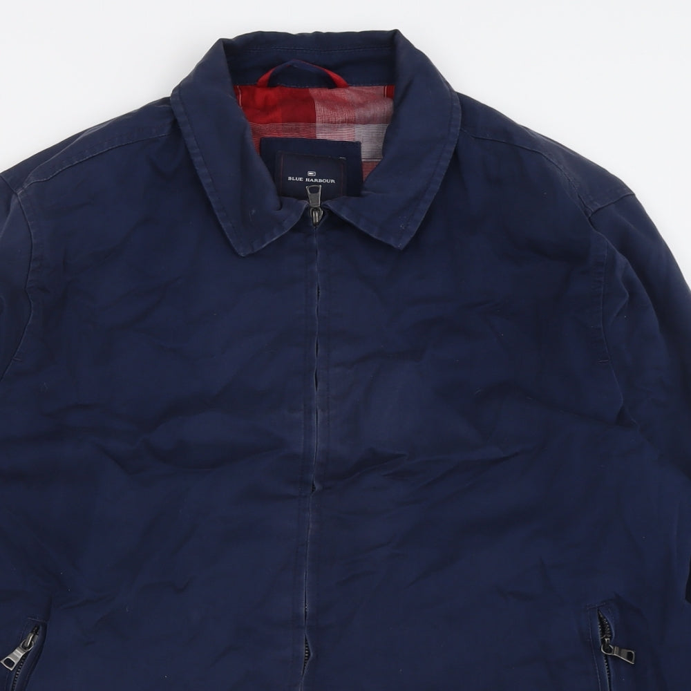 Blue Harbour Mens Blue   Jacket  Size XL  Zip