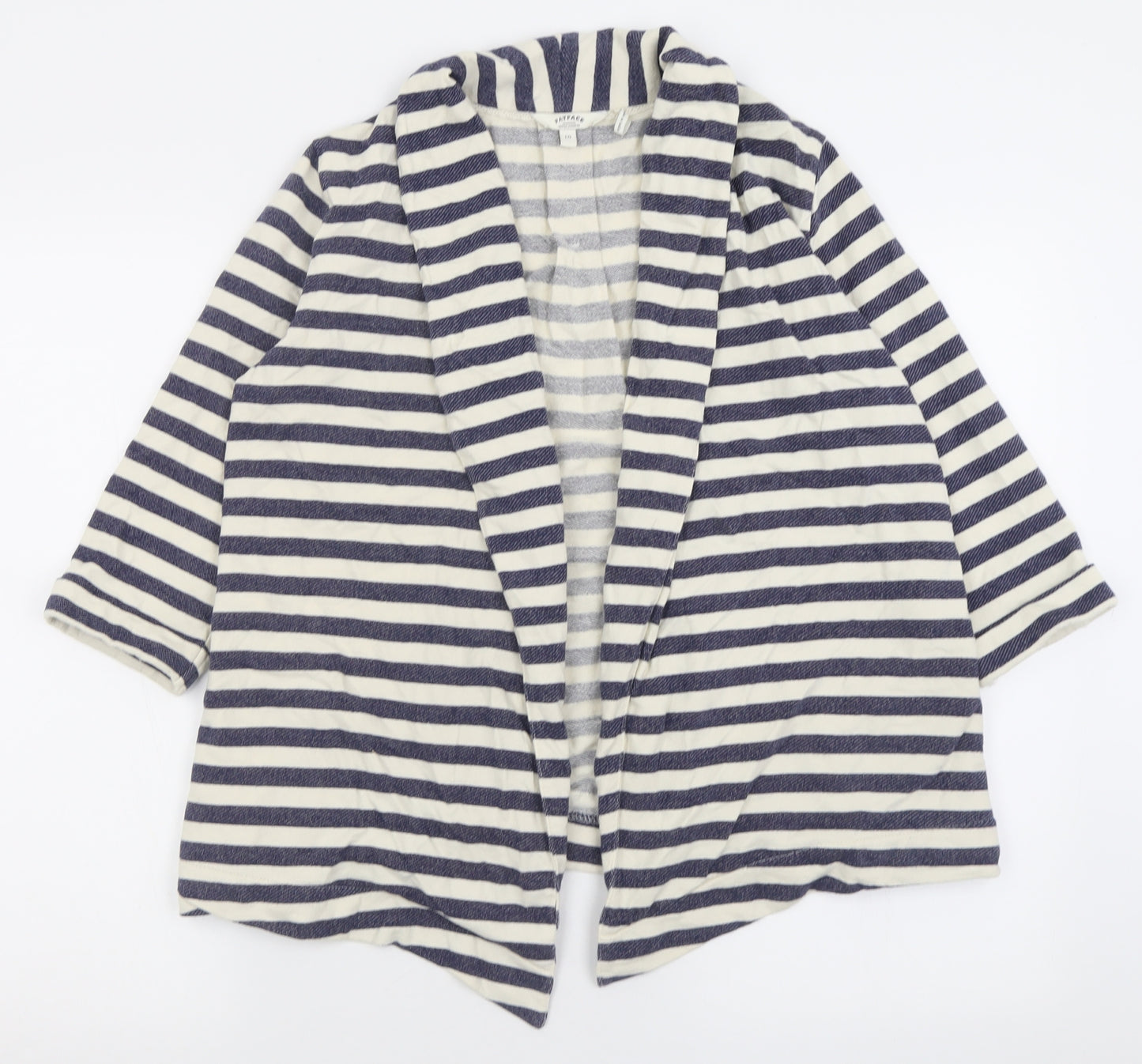 Fat Face Womens Blue Striped  Jacket Blazer Size 10