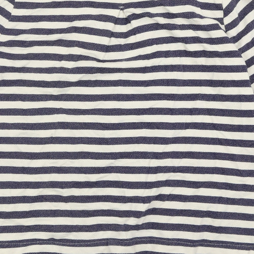 Fat Face Womens Blue Striped  Jacket Blazer Size 10