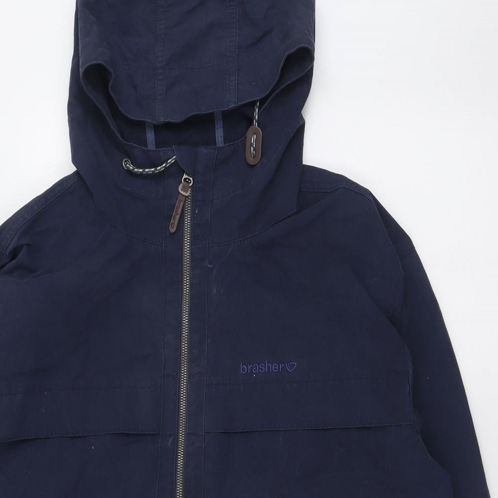 brasher Mens Blue   Jacket  Size XL  Zip