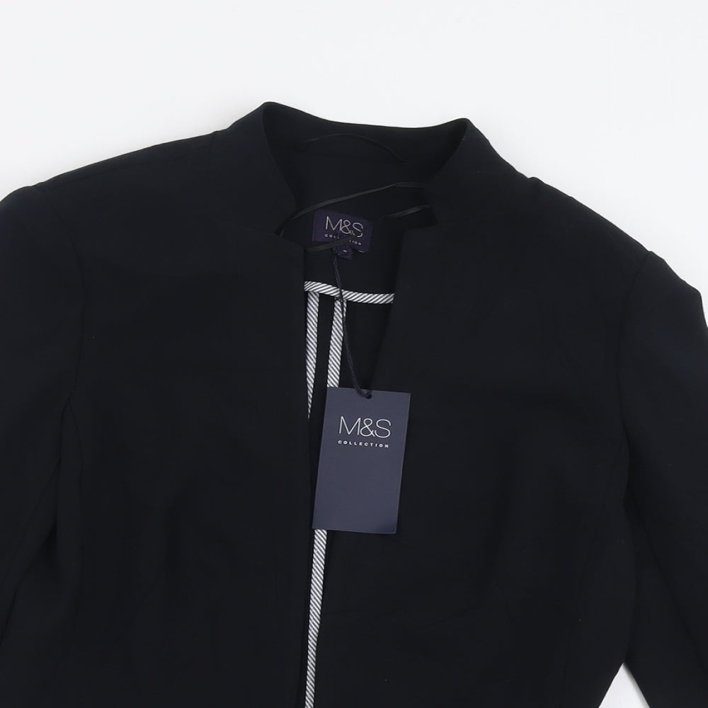 Marks and Spencer Womens Black   Jacket Blazer Size 8