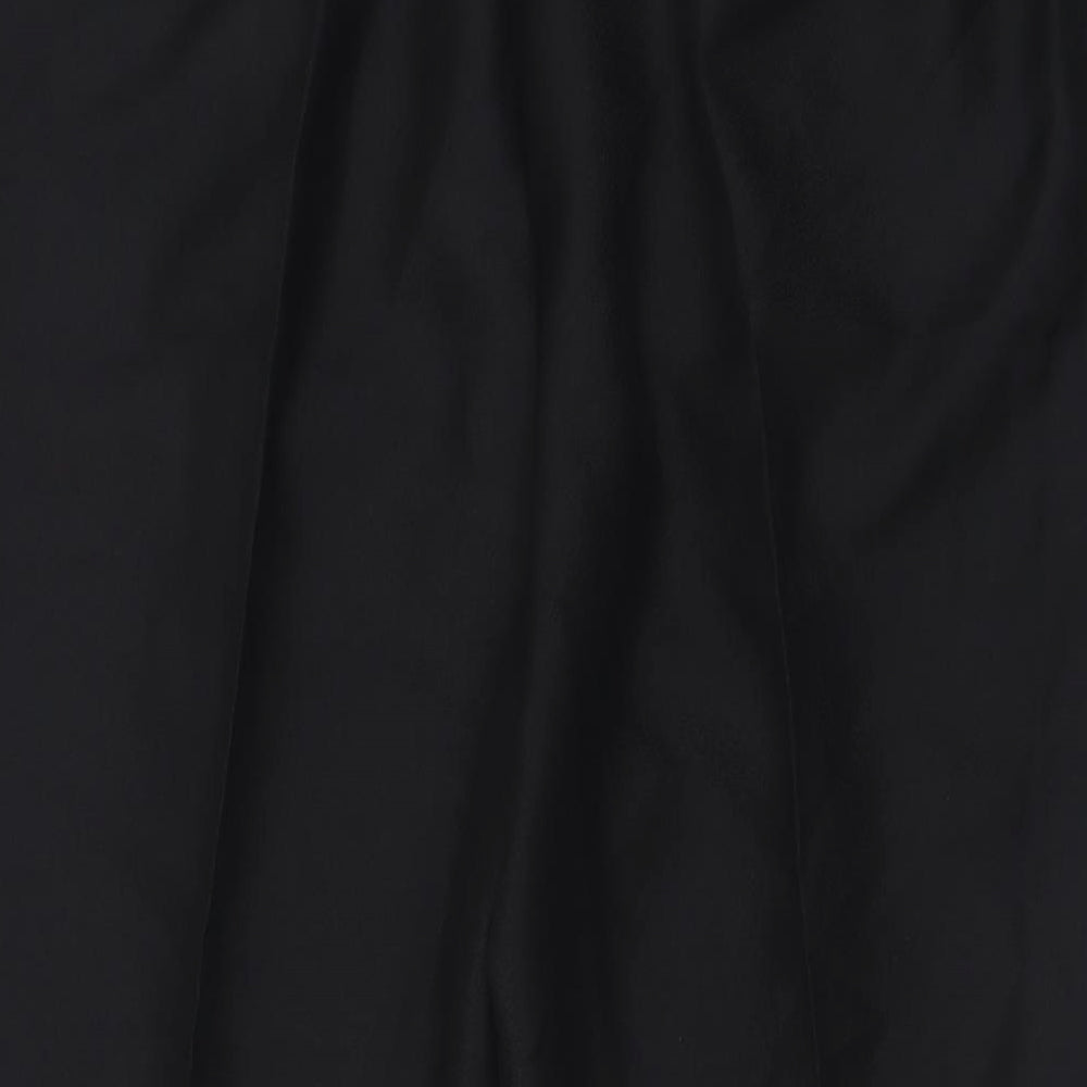 Deanes Womens Black  Polyester Trousers  Size 24 L27 in Regular