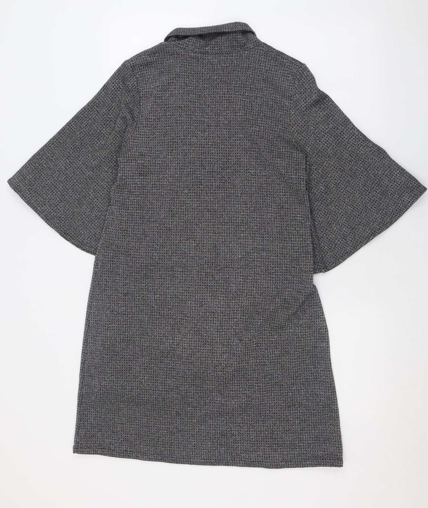 LATTE Womens Silver  Acrylic A-Line  Size 12  V-Neck Pullover