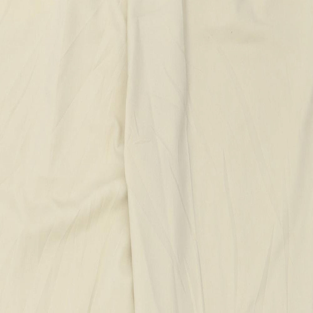 Blanchelle Womens Yellow  Polyester Trousers  Size 20 L29 in Regular Button