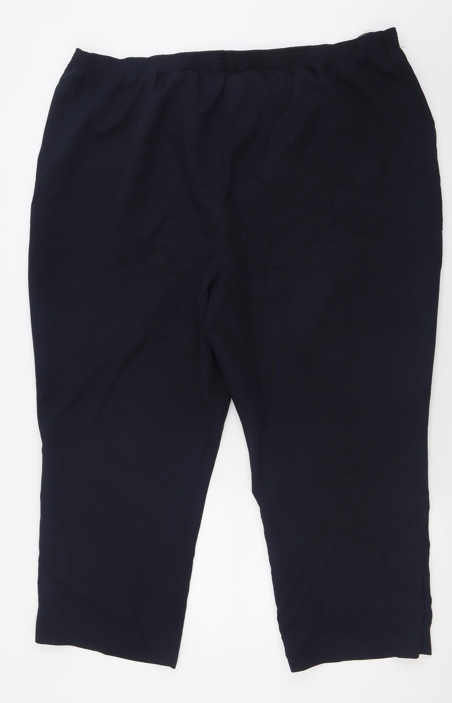 bonmarch Womens Blue  Polyester Trousers  Size 24 L26 in Regular