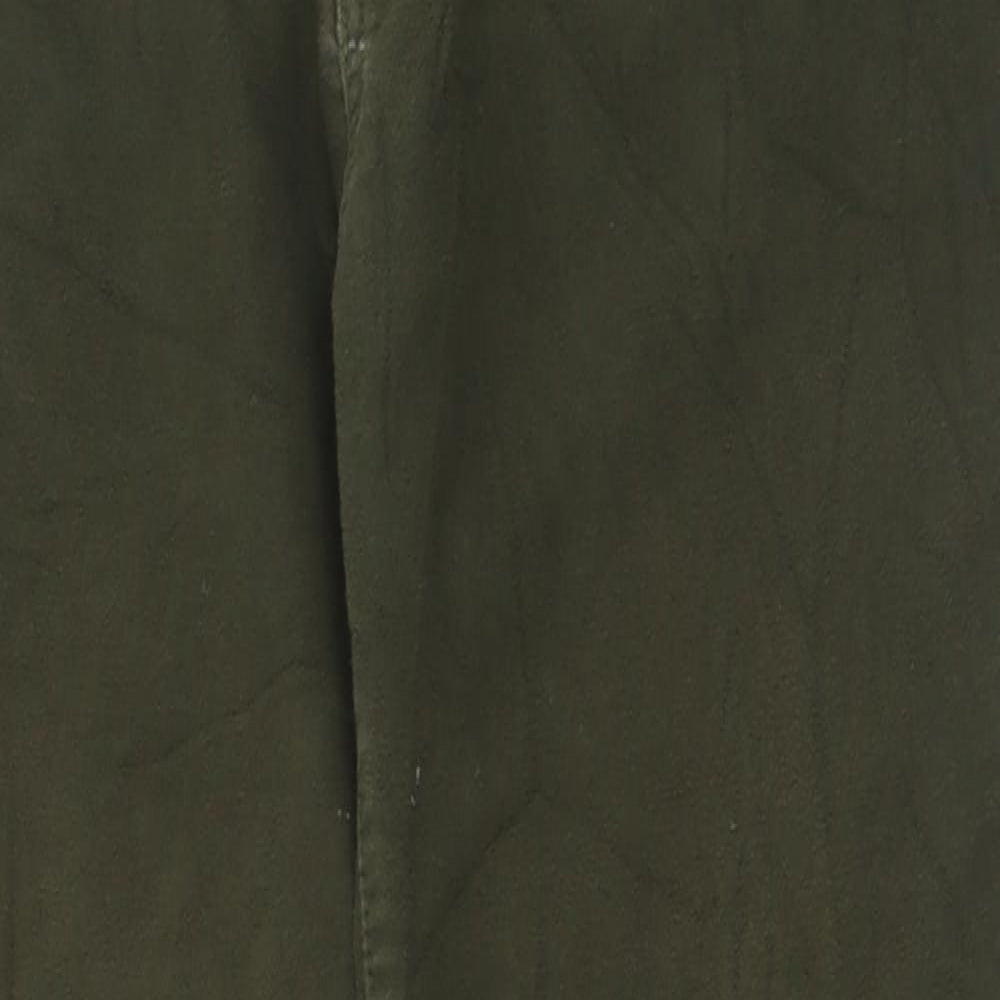 Orvis Womens Green  Cotton Trousers  Size 16 L29 in Regular Button