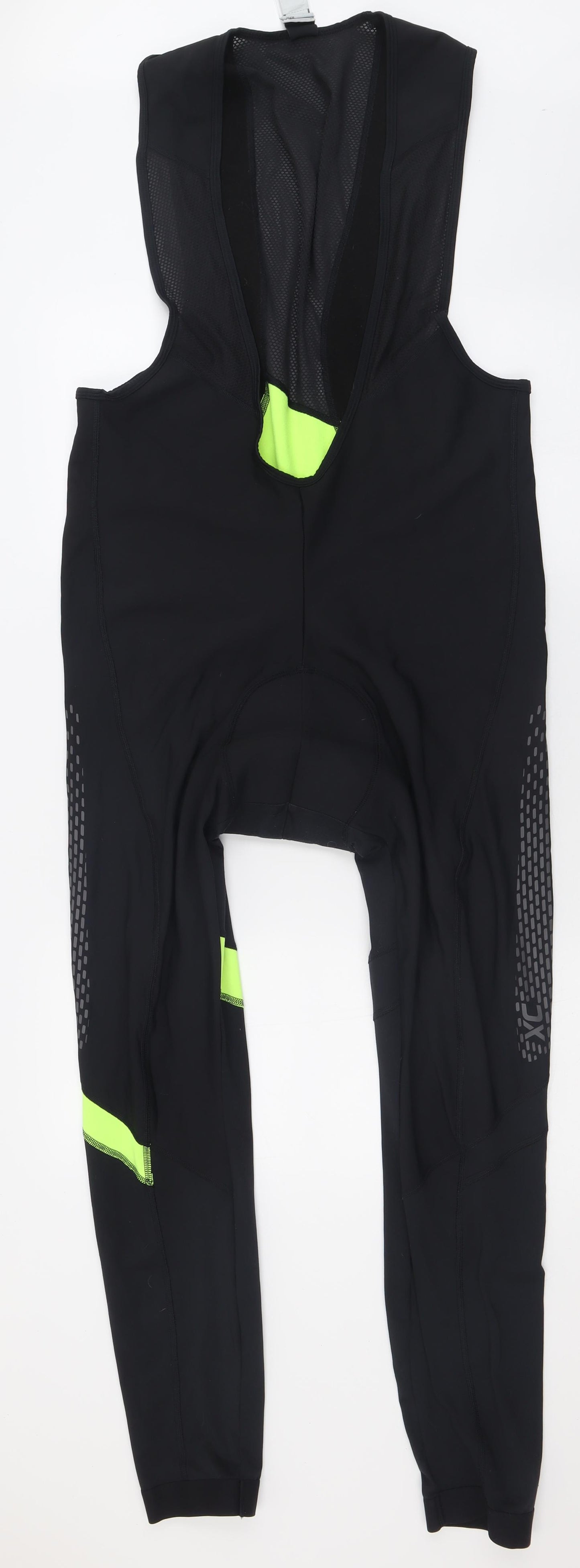 DECATHLON Womens Black  Polyester Compression Trousers Size 2XL L30 in Regular Pullover - Bib Tights